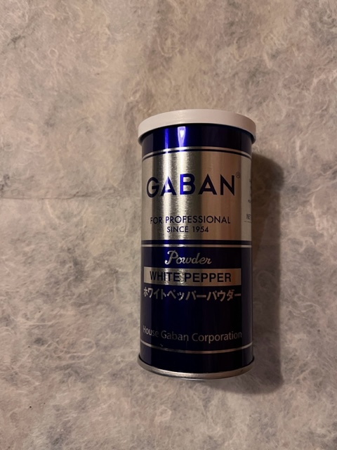 【常温】GABAN/ﾎﾜｲﾄﾍﾟｯﾊﾟｰ(丸缶)　80G