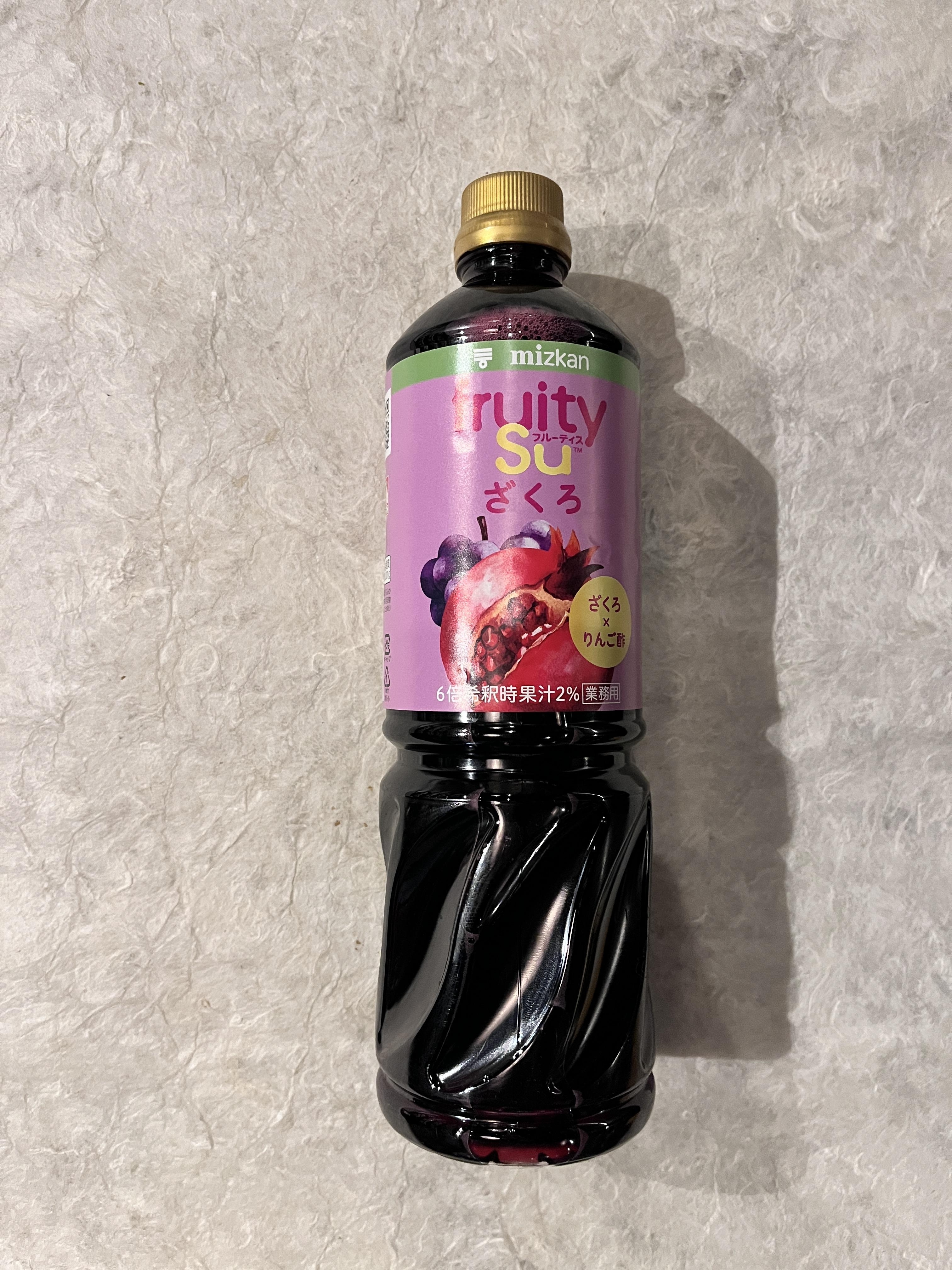【常温】業務用ﾌﾙｰﾃｨｽ/りんご酢ざくろ