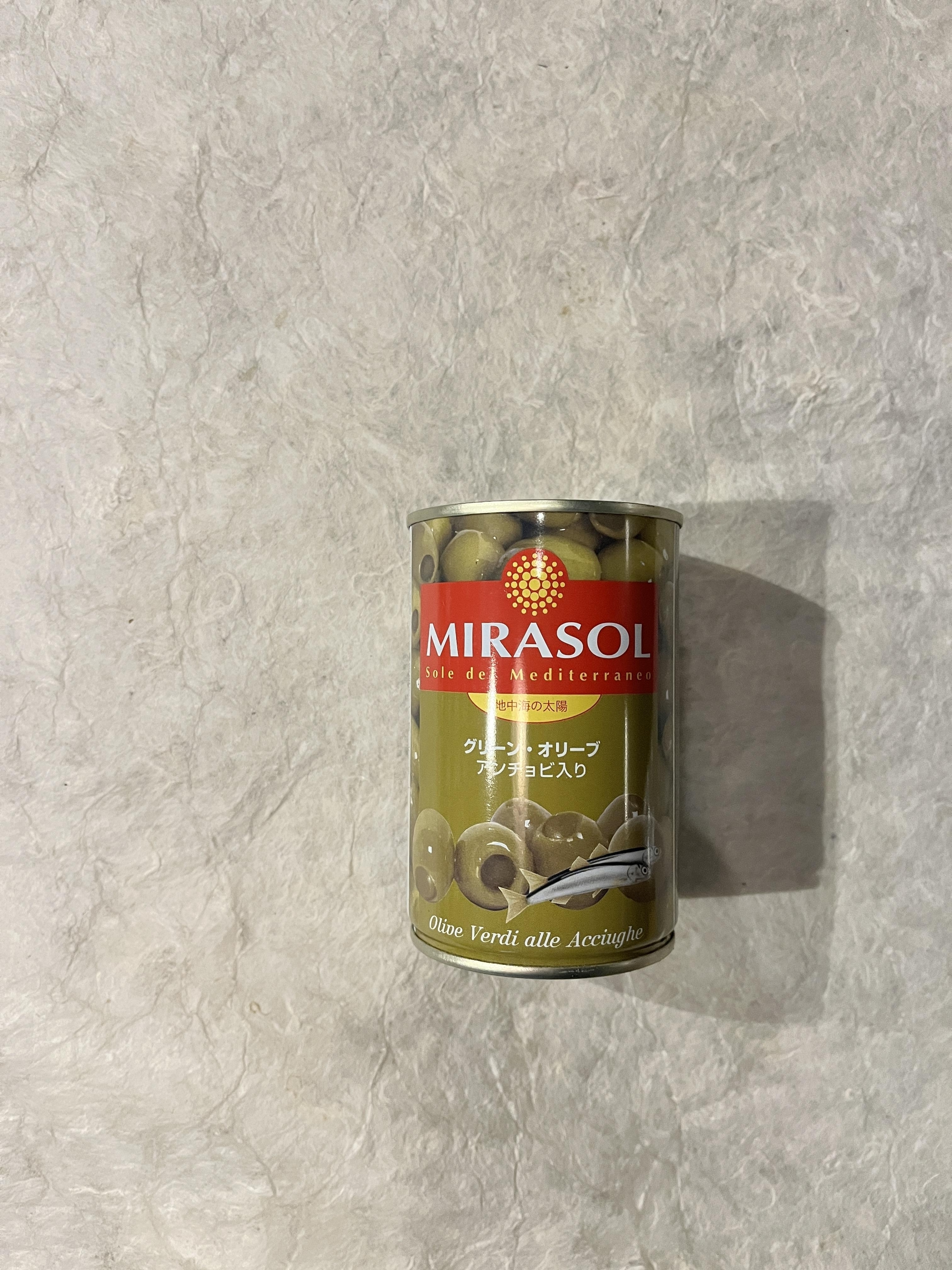 【常温】ﾐﾗｿﾙ/ｸﾞﾘｰﾝｵﾘｰﾌﾞ･ｱﾝﾁｮﾋﾞ入