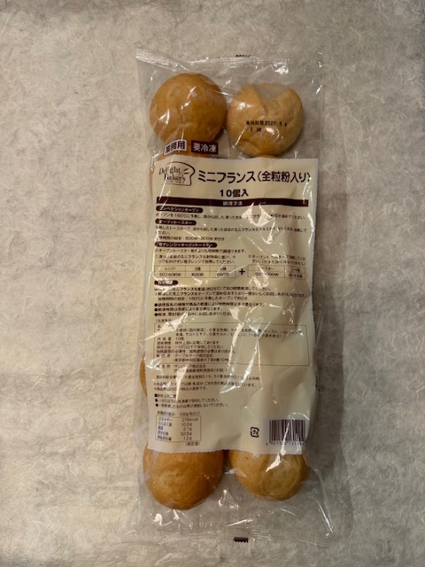 【冷凍】TM/ﾐﾆﾌﾗﾝｽ(全粒粉入) 約28G　10食入