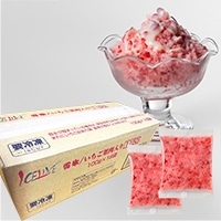 【冷凍】雪氷/いちご果肉入り 100G×18pc　18食入