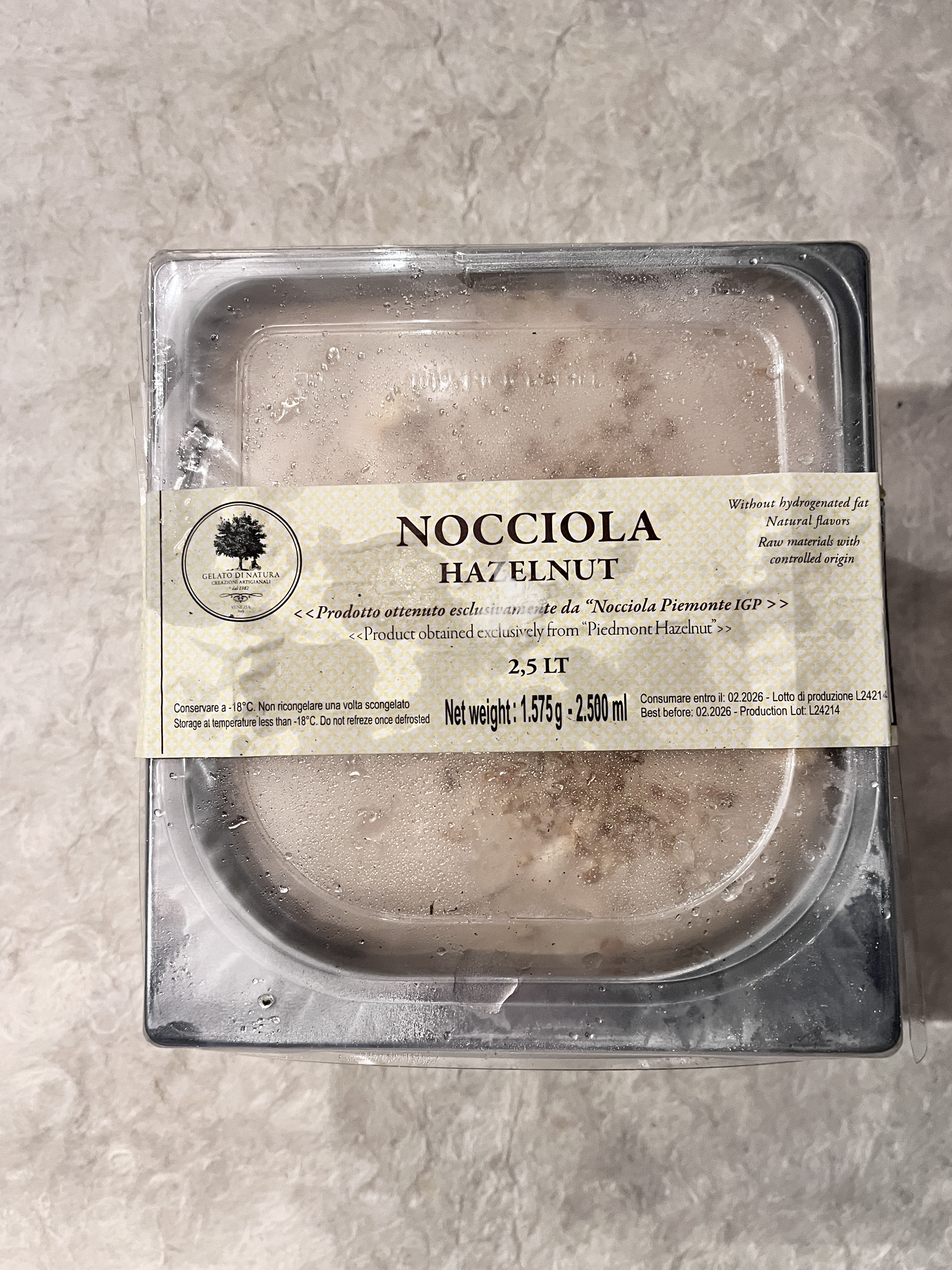 【冷凍】ｼﾞｪﾗｰﾄ/ﾍｰｾﾞﾙﾅｯﾂ