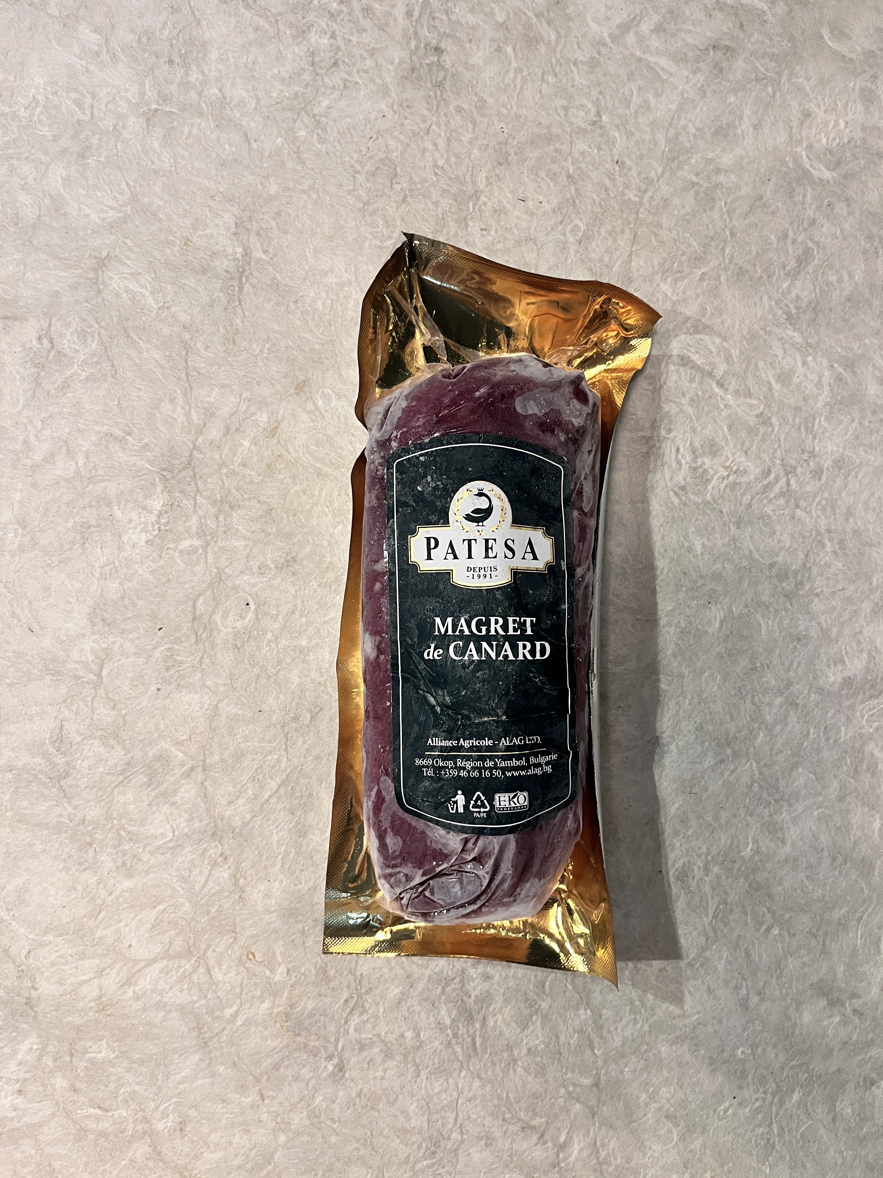 【冷凍】PATESA/ﾌﾞﾙｶﾞﾘｱ産･ﾏｸﾞﾚ･ﾄﾞ･ｶﾅｰﾙ･ﾐｭﾗｰﾙ