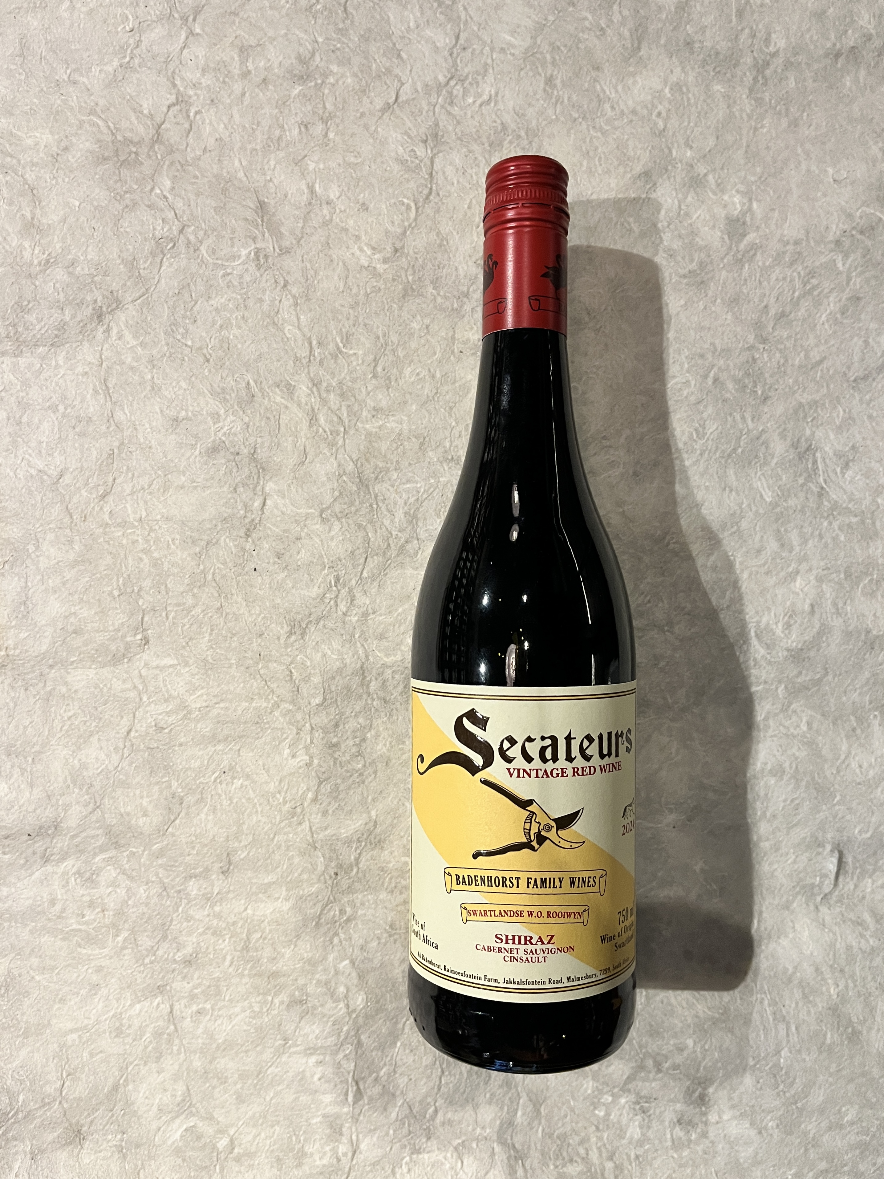 【酒】ﾊﾞｰﾃﾞﾝﾎｰｽﾄ/ｾｶﾄｩｰﾙ･ﾚｯﾄﾞ･ﾌﾞﾚﾝﾄﾞ 2024